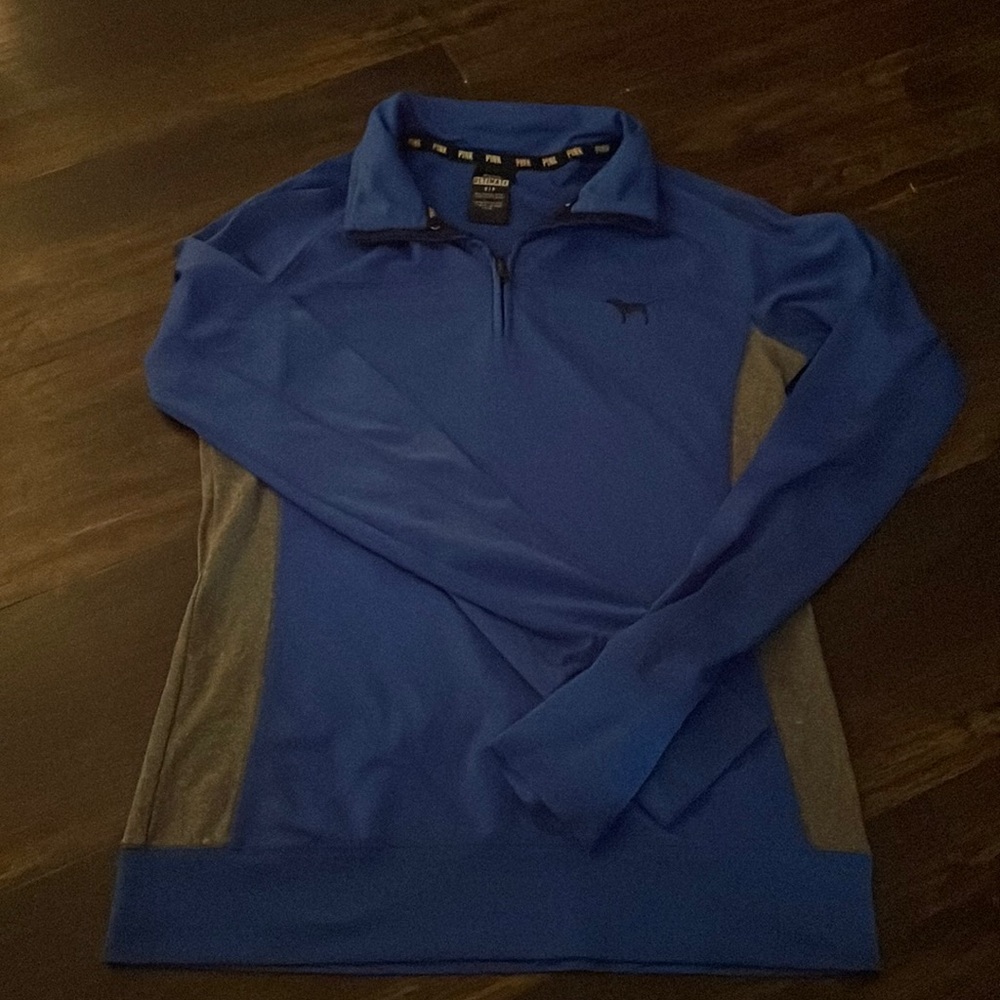 Dark blue quarter zip